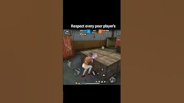 respect every poor player
