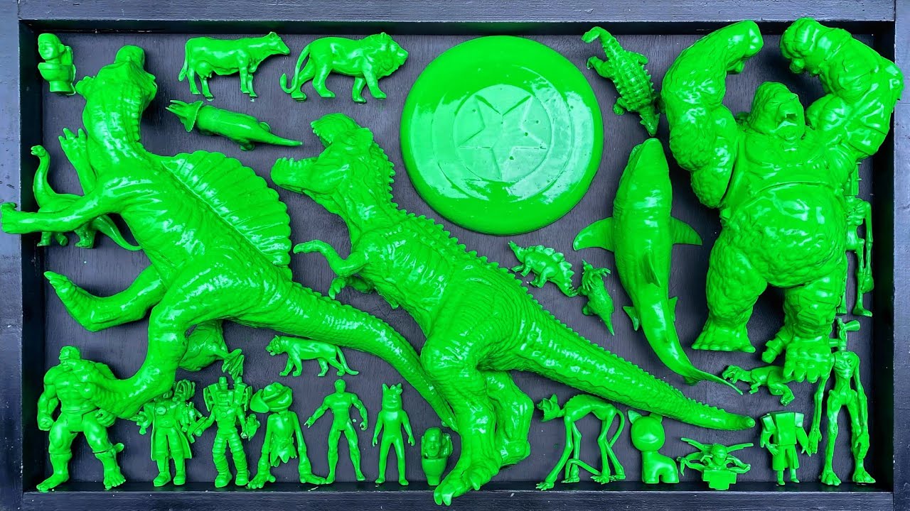 Dinosaurus Jurassic World Dominion: T-rex/Brachiosaurus/ Skibidi/ Spider-Man/ KingKong/ KingGidorah