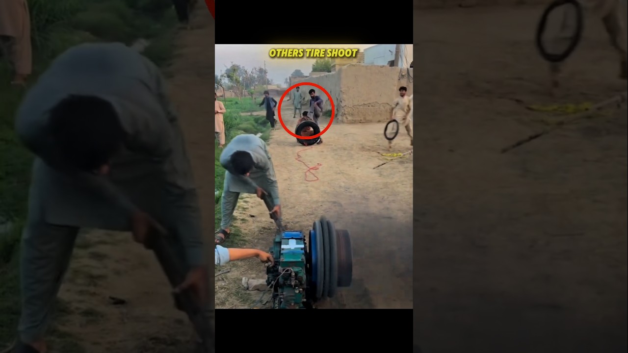 Normal tire shoot vs crazy tire shoot☠️☠️