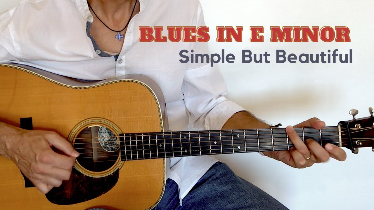Simple Minor Blues - Acoustic Guitar Lesson - YouTube