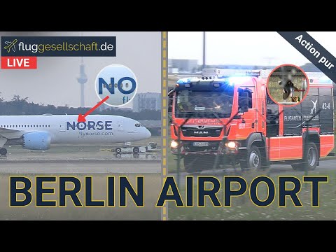 Berlin Airport LIVE | Plane Spotting | Jens fliegt mit Norse nach NYC #livestream
