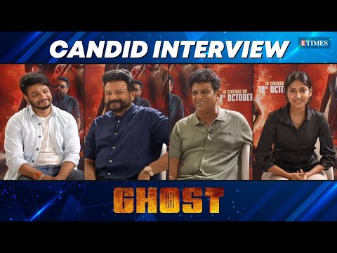 M.G.Srinivas, Archana Jois, Shiva Rajkumar, Jayaram Get CANDID On Ghost, Remember Puneeth Rajkumar @ETimes