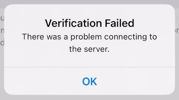 Verification Failed There Was a Problem Connecting To The Server | Apple ID Verification Failed 2024
