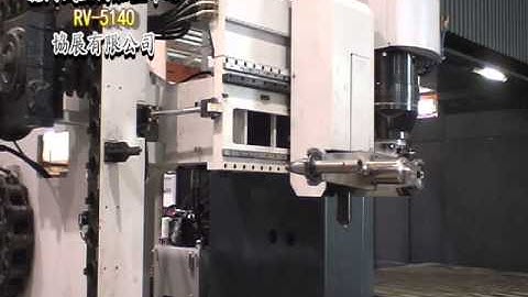 KAFO_Double column machining center-RV-5140 with NEO brand automatic 90 degree head