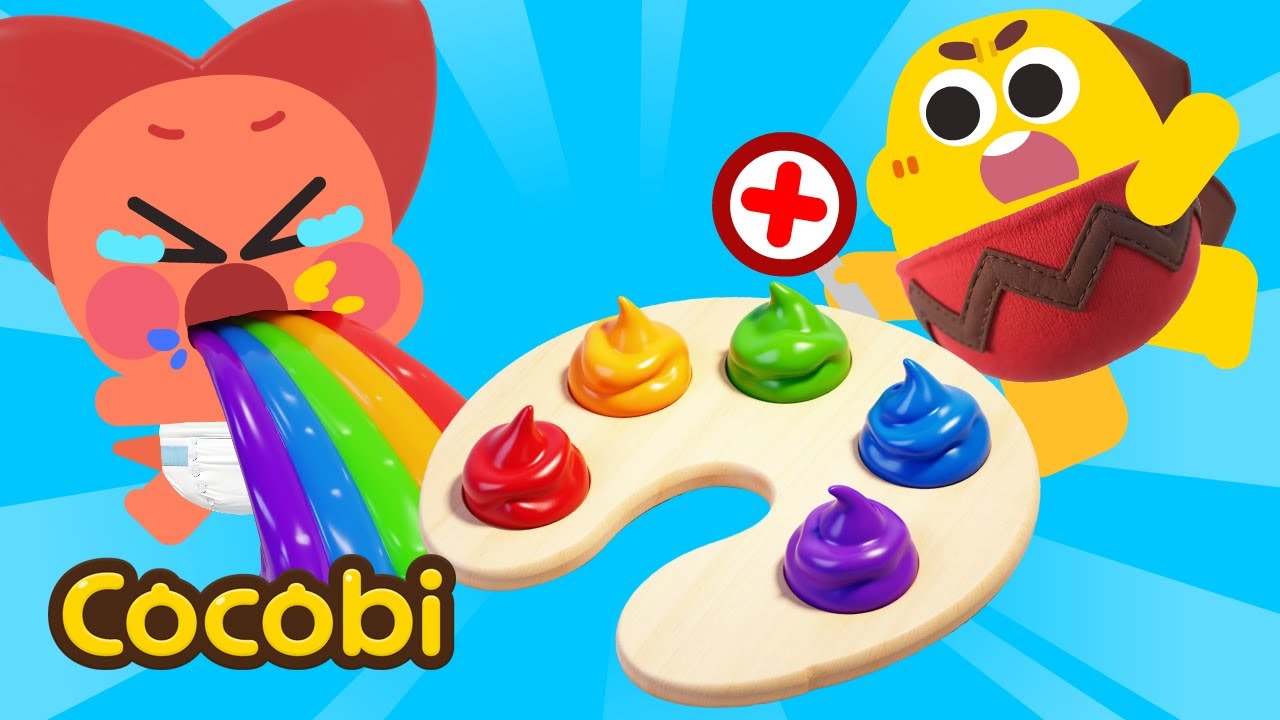 Is it Jelly? No! It's Paint😫Safety Rules Song for Kids | Cocobi