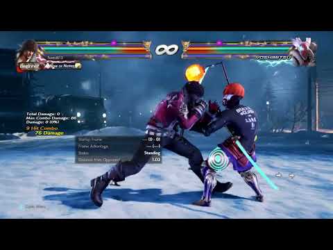 Miguel uf,N,4 Delayed Hopkick Combo 76 Damage, and an interesting drop Version 5 Tekken 7