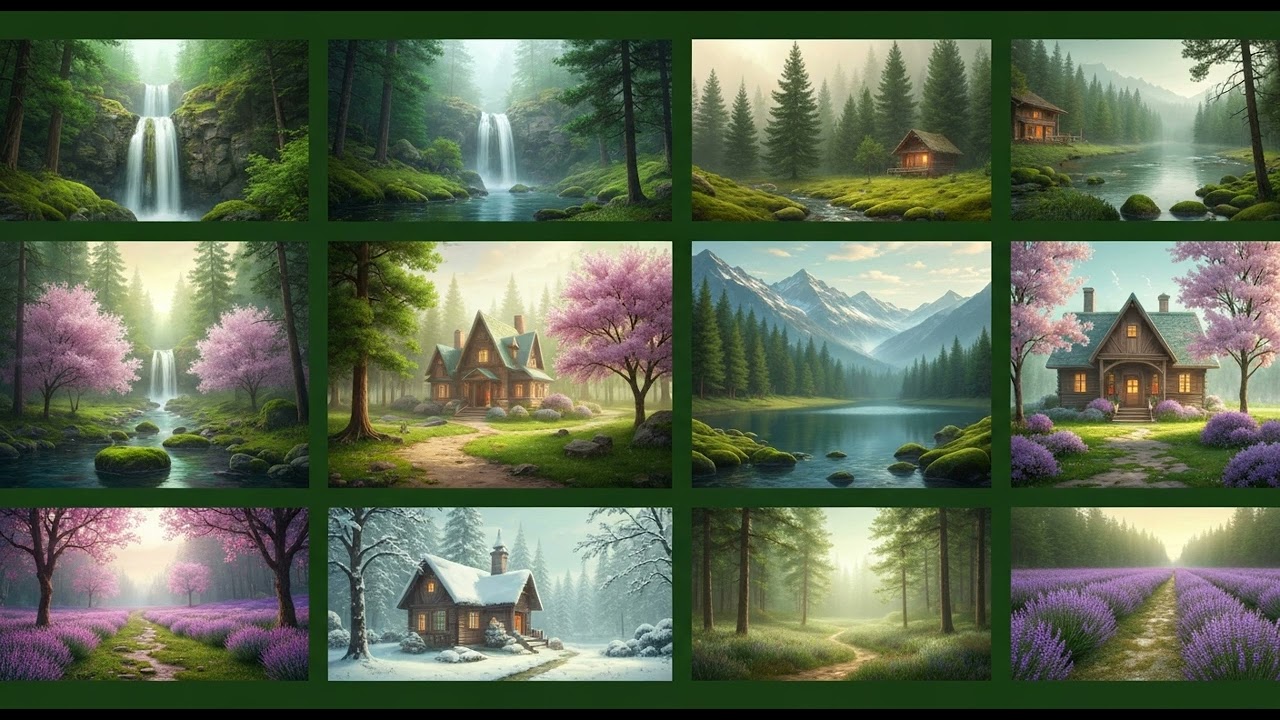 Ultra Green Serenity: 16K HDR Dreamscape for Meditation & Relaxation | Nature's Calm 