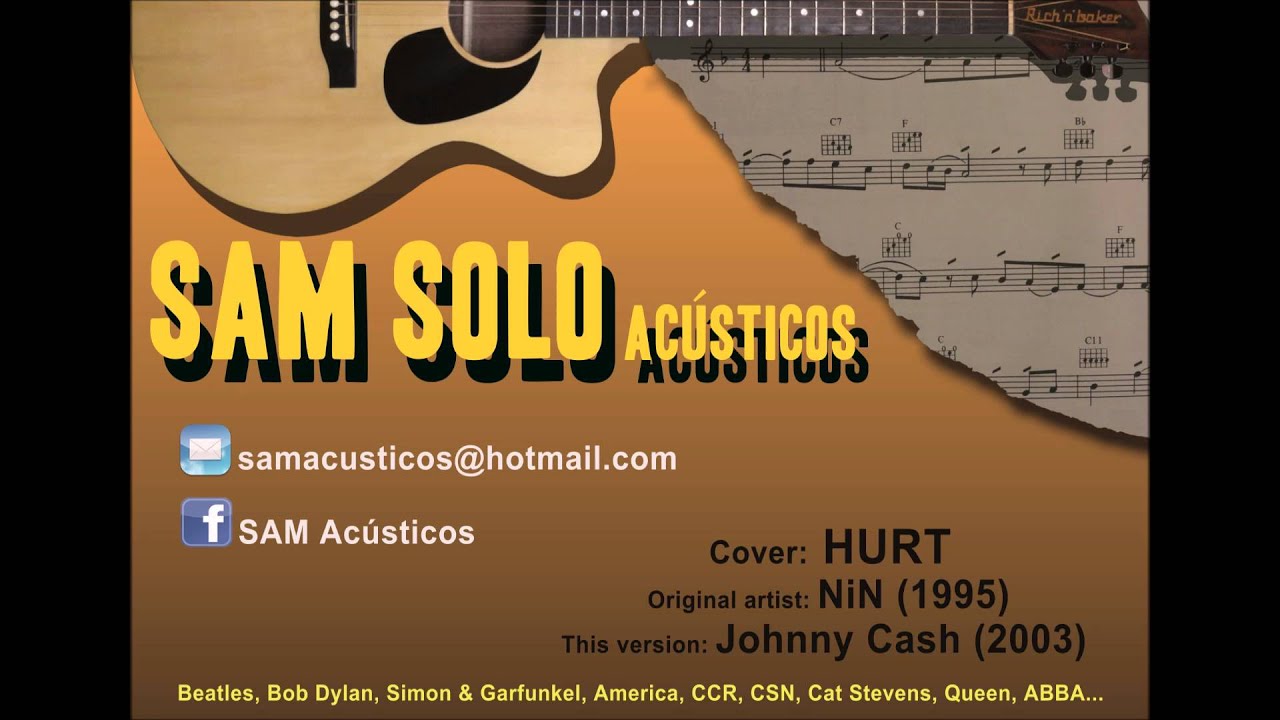 Sam Sollo SAM SOLO - Hurt (Johnny Cash acoustic cover) - YouTube