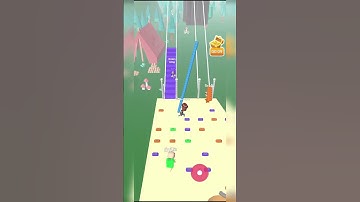 Bridge Race Level 20 #shorts GAMEPLAY , WALKTHROUGH