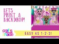 How To  Print A Backdrop - Banner - or Step and Repeat Tutorial