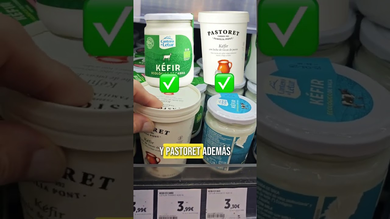Kéfir de verdad: 2 buenas opciones ✅ #fransusin #nutrición #kéfir