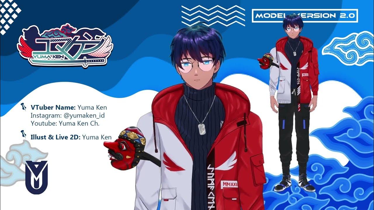 Yuma Ken Live2D Character Showcase 2023 YouTube