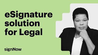 Revolutionize Your Legal Team's Workflow with signNow