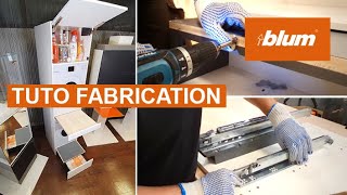 TUTO : Fabrication d'un meuble buanderie | Blum