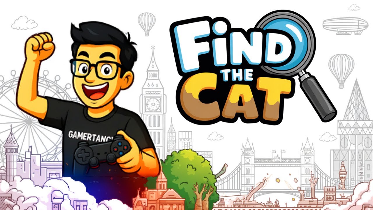 Find the Cat Challenge Game | Hidden Kitty Spotting Fun 🕵️‍♂️🎯