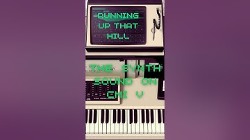 The synth sound of Running Up That Hill on Arturia CMI V #runningupthathill #synth #music