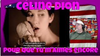 Céline Dion   Pour que tu m'aimes encore Clip officiel - REACTION