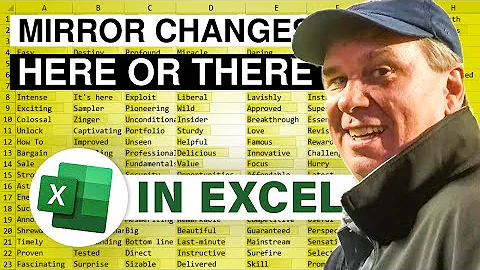 Excel Mirror Changes Made Here or There - 2422
