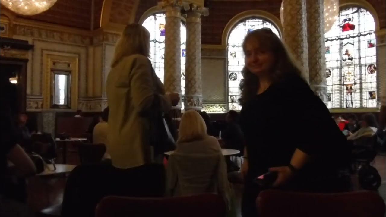 Cafe at the Victoria & Albert Museum, London, UK 