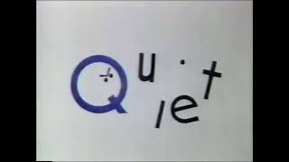 Classic Sesame Street animation - Q for Quiet (blue Q) (1973) Classic Sesame Street animation - Q for Quiet (blue Q) (1973)