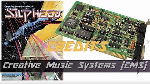 Creative Labs SoundBlaster 2.0 CT1350B playing Silpheed music (credits tune, CMS mode)