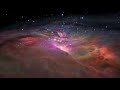 Flight Through Orion Nebula in Visible and Infrared Light