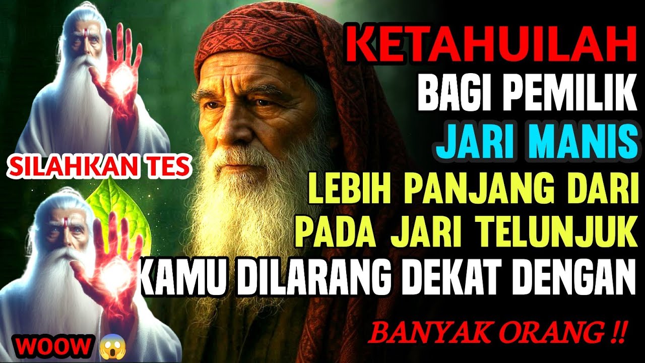 JIWA TERPILIH💫Pemilik Jari Manis & Telunjuk di Tanganmu? Kamu Dilarang Dekat Banyak Orang!.