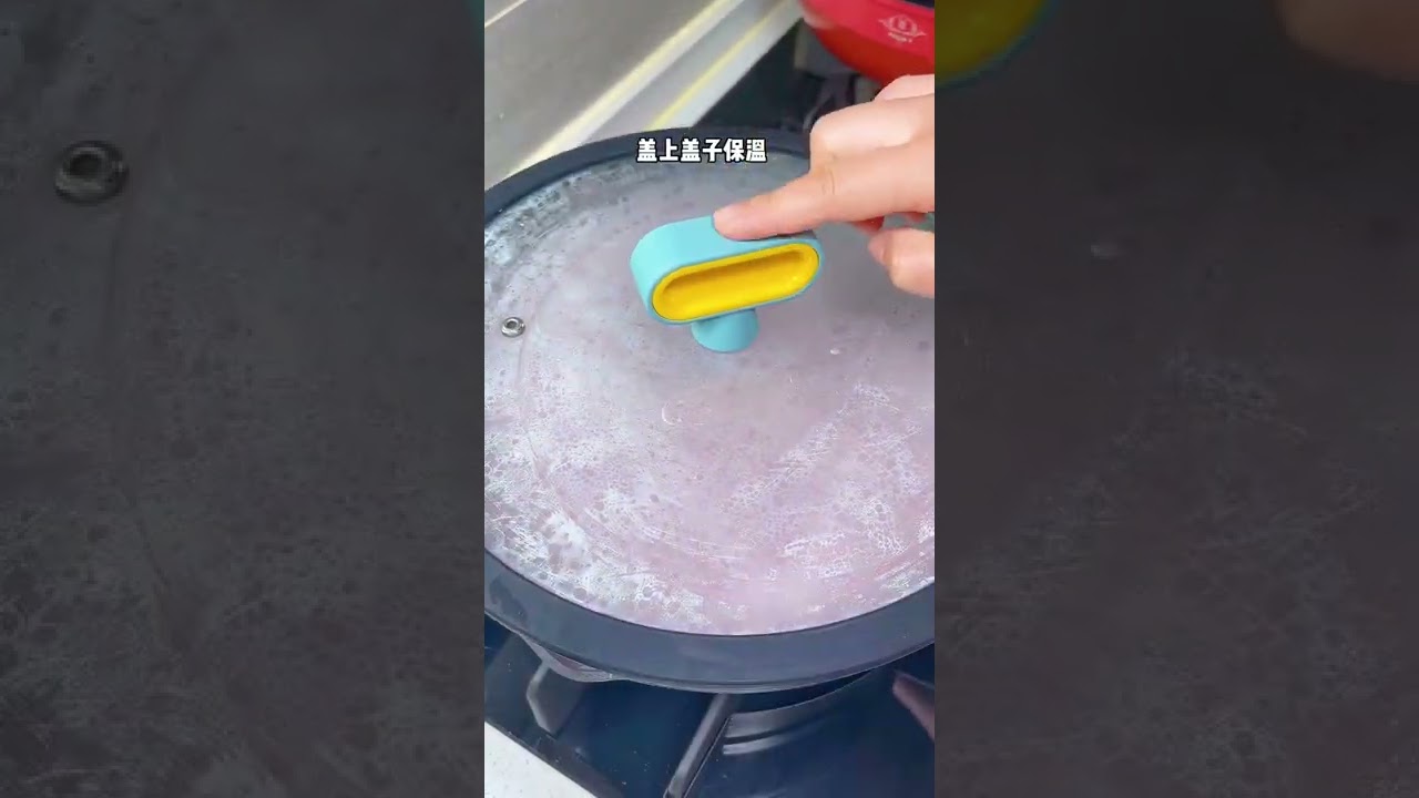 Nutritious and delicious purple potato tofu brain can be easily made at home