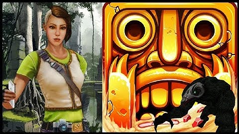 Temple Run 2: Blazing Sands Map |Chinese Version Gameplay | Offline Running Games- Endless Run Game