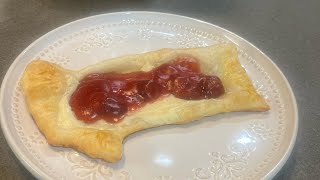 Jeff’s in the kitchen whipping up a Strawberry Cream  Cheese  Danish 