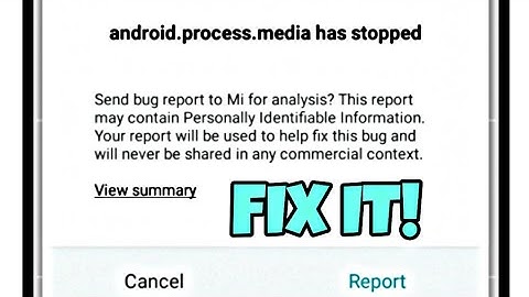 ANDROID.PROCESS.MEDIA KEEPS STOPPING ERROR IN MI,XIAOMI,REDMI PHONES | FIX THIS BUG IN HINDI ||