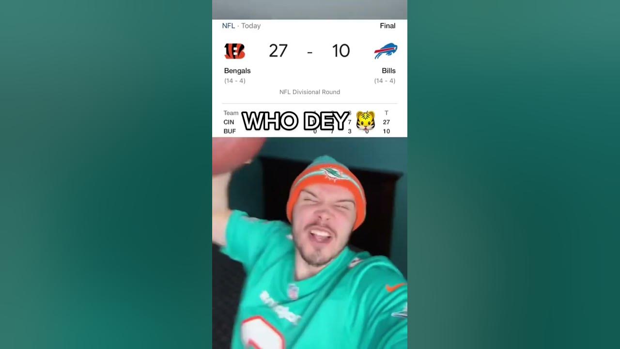 THANK YOU WHO DEY NATION FOR ELIMINATING THE BILLS #shorts #nfl #nflfootball #trending #bengals