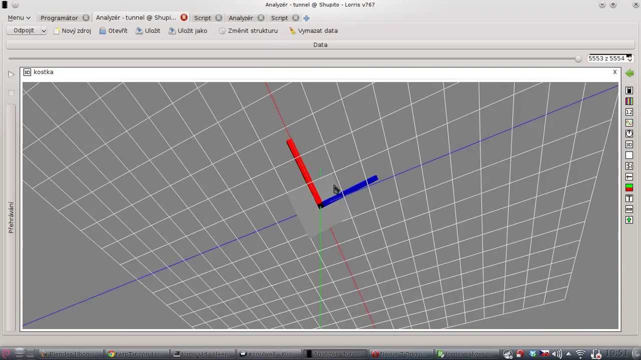 Lorris - OpenGL rotation widget test - YouTube