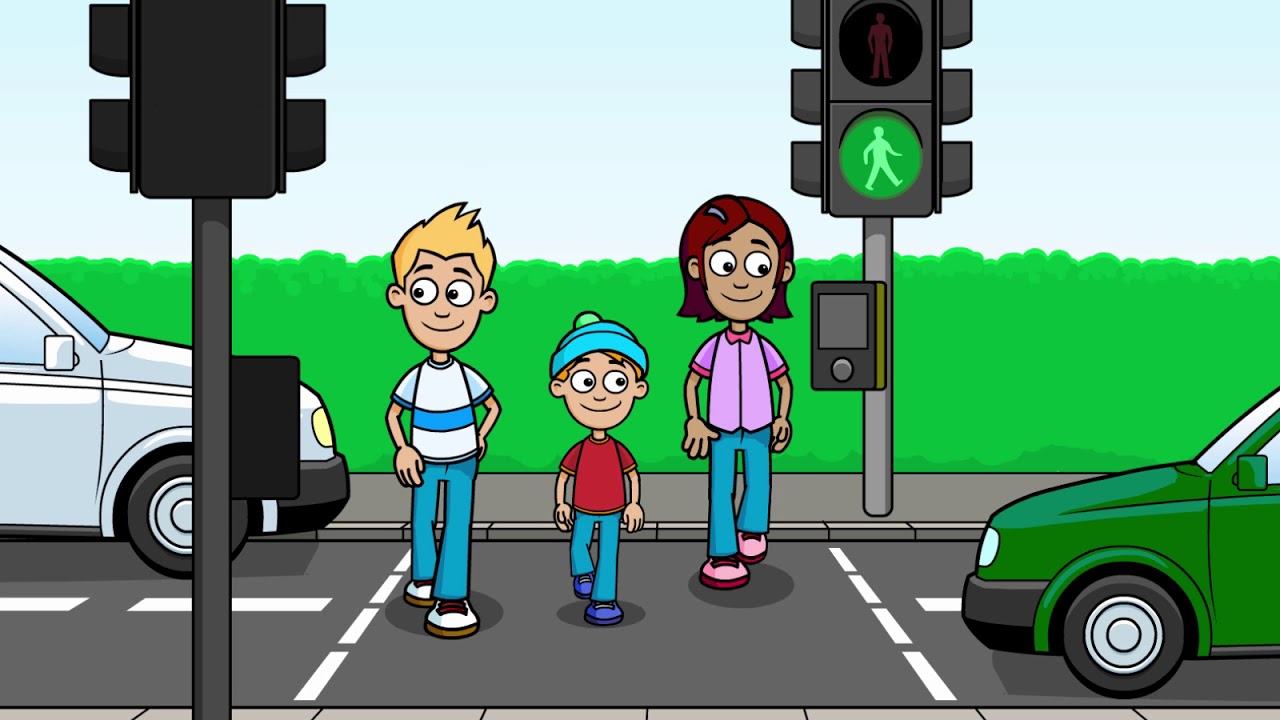 Светофор дорога дети. Дорога со светофором для детей. Дети переходят дорогу на зеленый. Пешеход рисунок. Svetafor i peshexod.