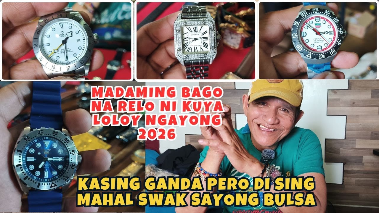 MADAMI NA NAMANG BAGO SA RELO NI KUYA LOLOY NA SWAK SA IYONG BULSA AT MAY PA FREEBIES PA