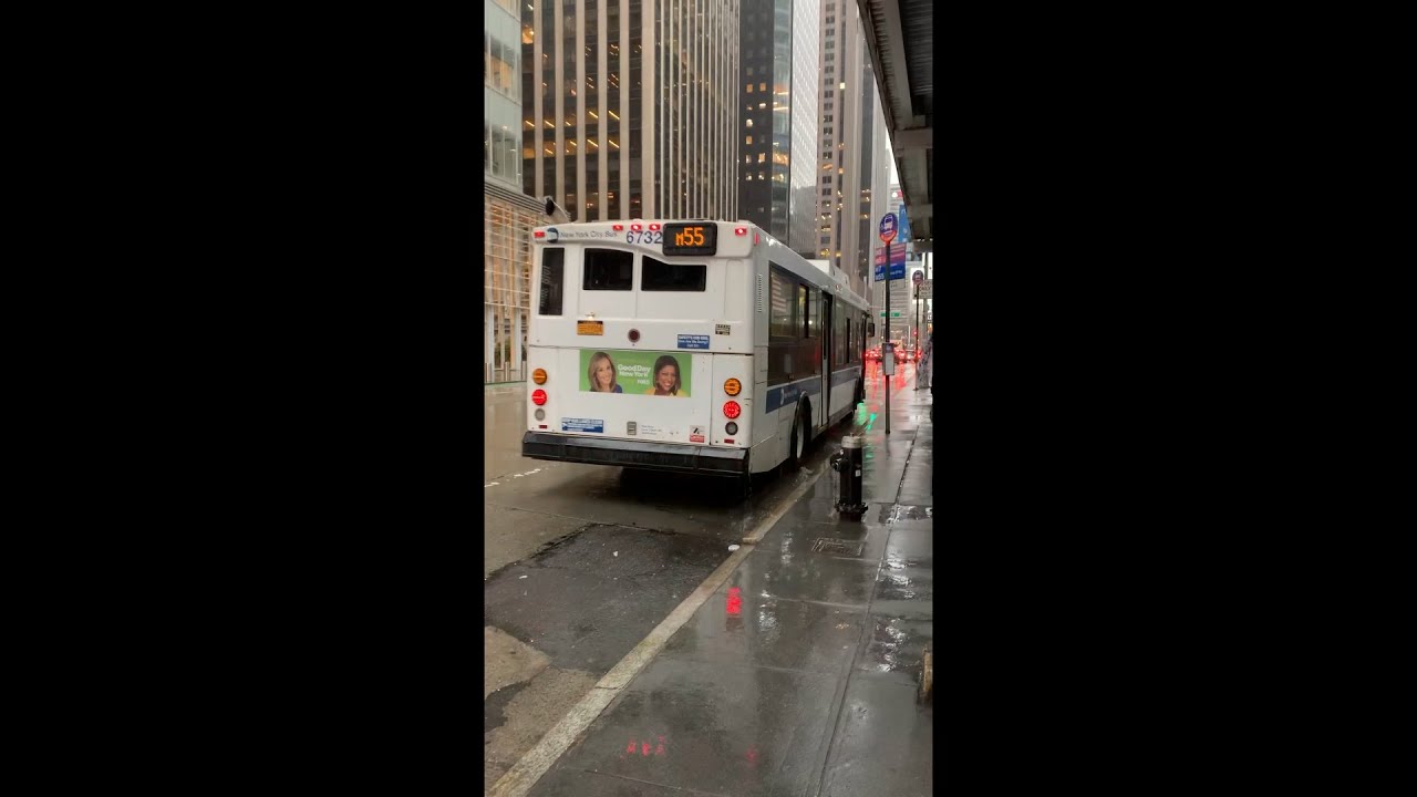Manhattan, New York - M55 Bus Route - Hybrid Electric Bus - Orion VII HEV