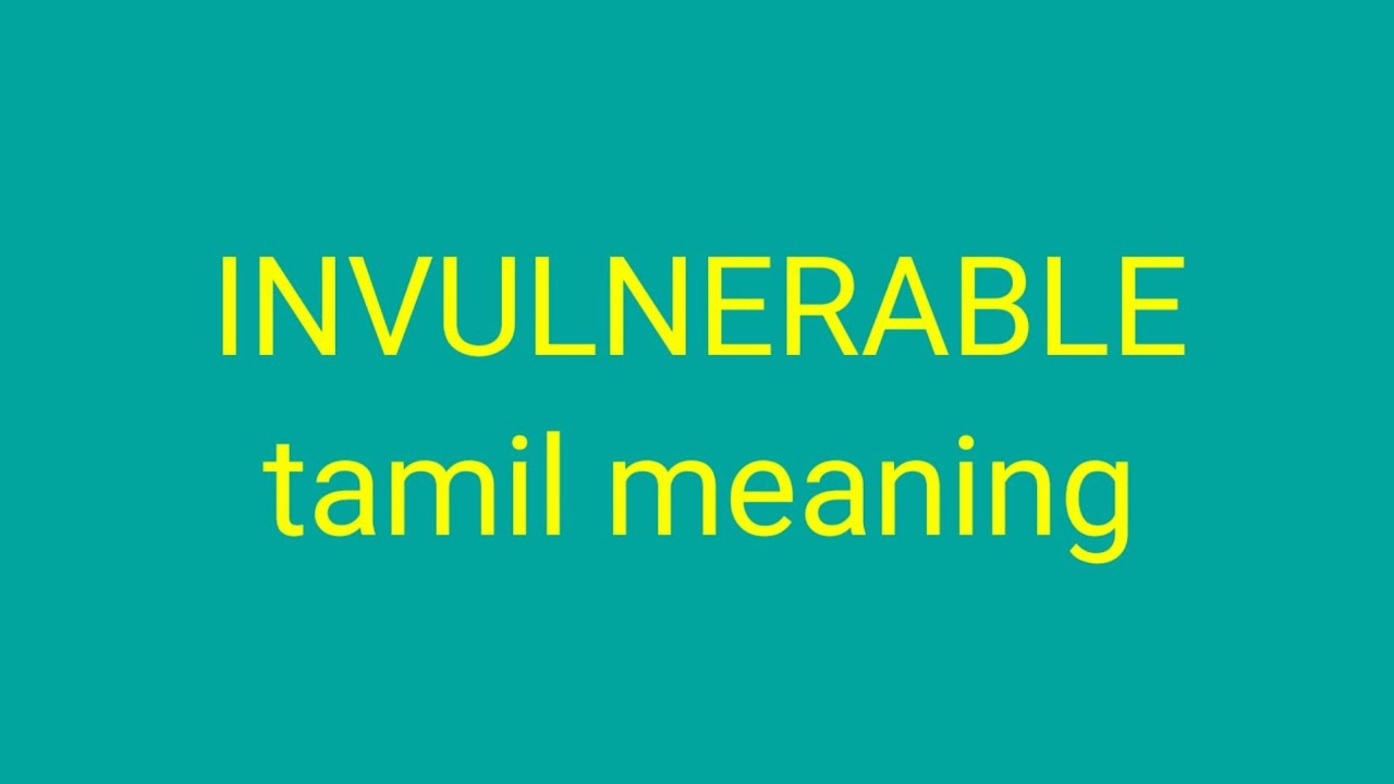 INVULNERABLE tamil meaning/sasikumar - YouTube