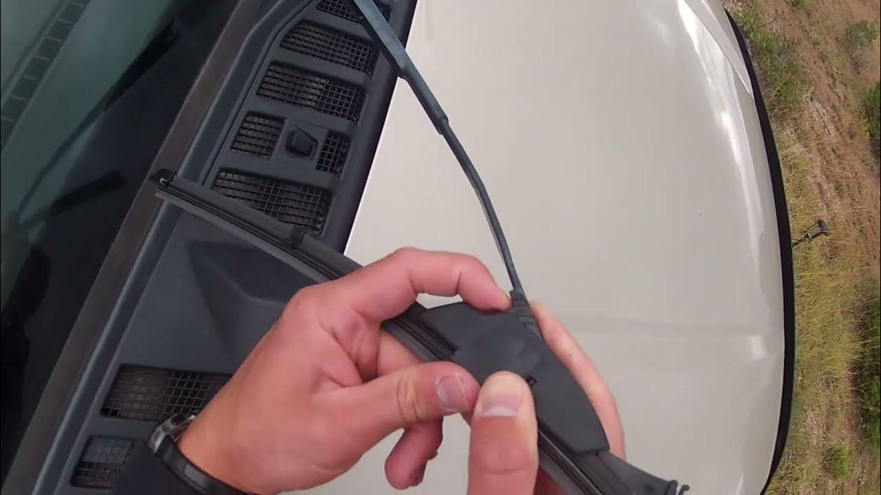Rain-X Windshield Wiper Blade Removal - YouTube