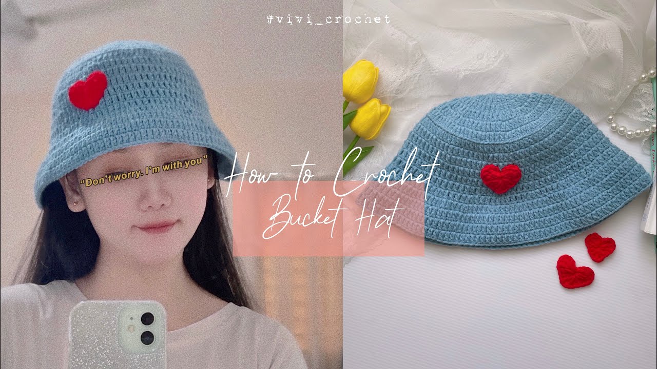 💕 How To Crochet Bucket Hat | Simple Bucket Hat Diy 💕