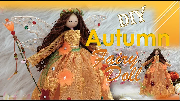 DIY Autumn Fairy Doll | Full Craft Tutorial for Fall Decoration | Huong Harmon thumbnail