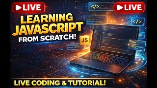 JavaScript Beginner to Pro LIVE | Coding With Me Wealth