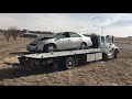 One vehicle accident versus tree test Version