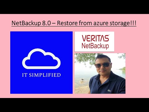 Veritas NetBackup 8.0 - Restore from Azure Storage