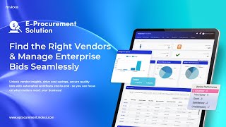 Mokxa E-Procurement Solution - Platform Walkthrough
