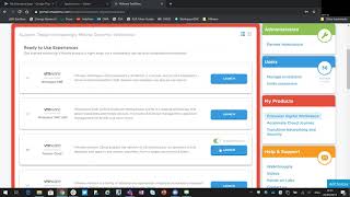 Overview of the VMware Test Drive Portal screenshot 1