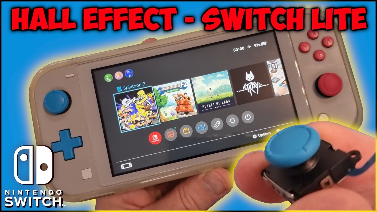 Installing Hall Effect sticks on a Nintendo Switch Lite - YouTube