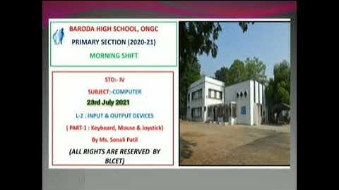 STD 4: L.2 Input and Output Devices.(Part 1)