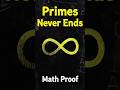 There are infinitely many primes