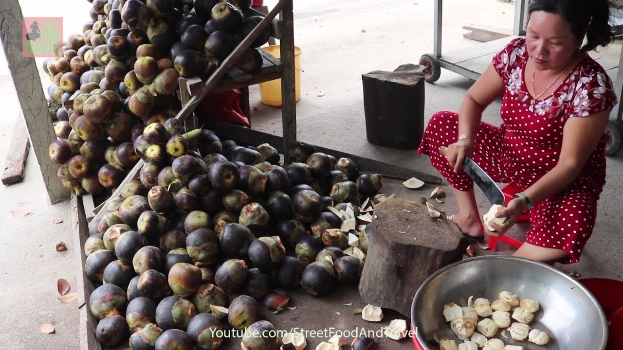 Asian Palmyra Palm Fruit popular in Mekong Delta Vietnam | Street Food And Travel