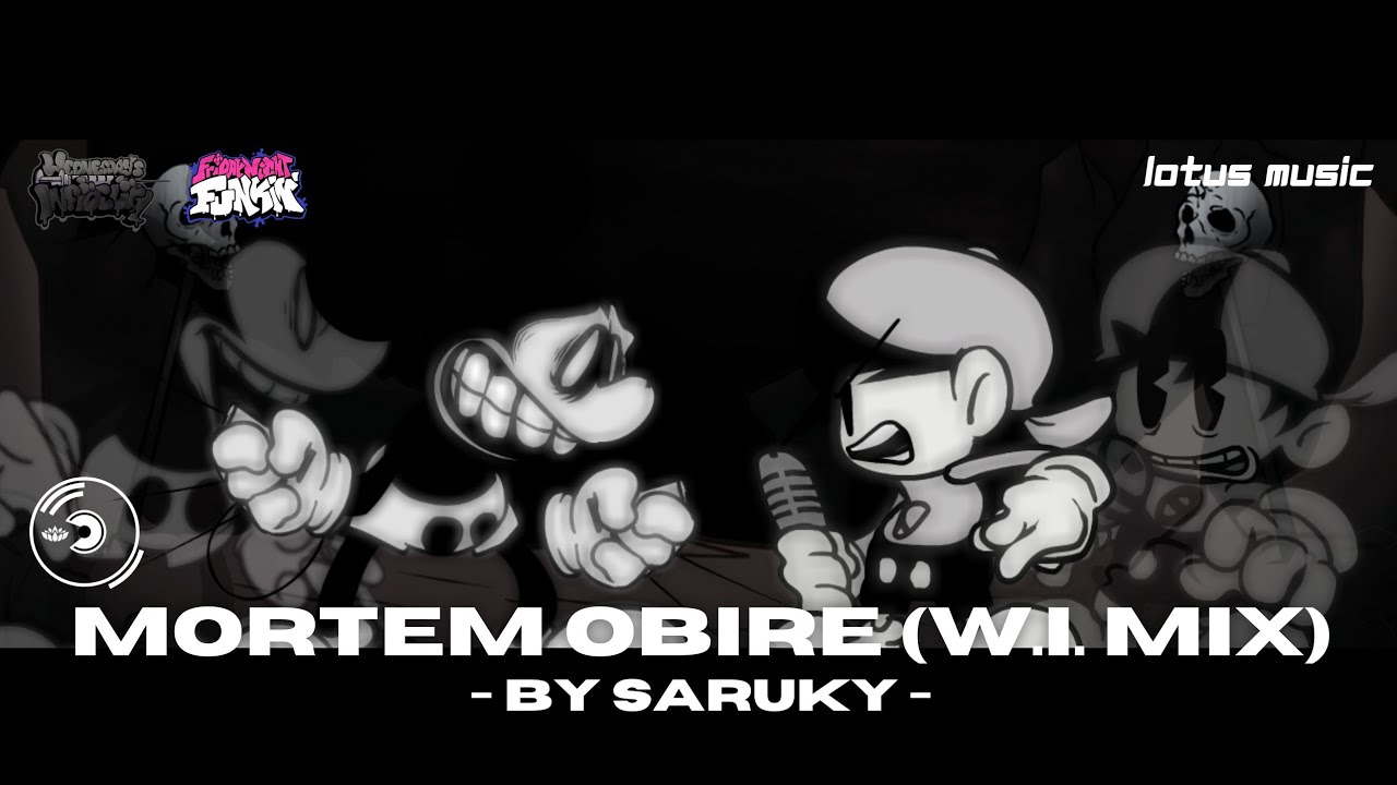 Mortem Obire (W.I Mix) But Mickey And Boyfriend Sings It | FNF X Wednesday Infidelity